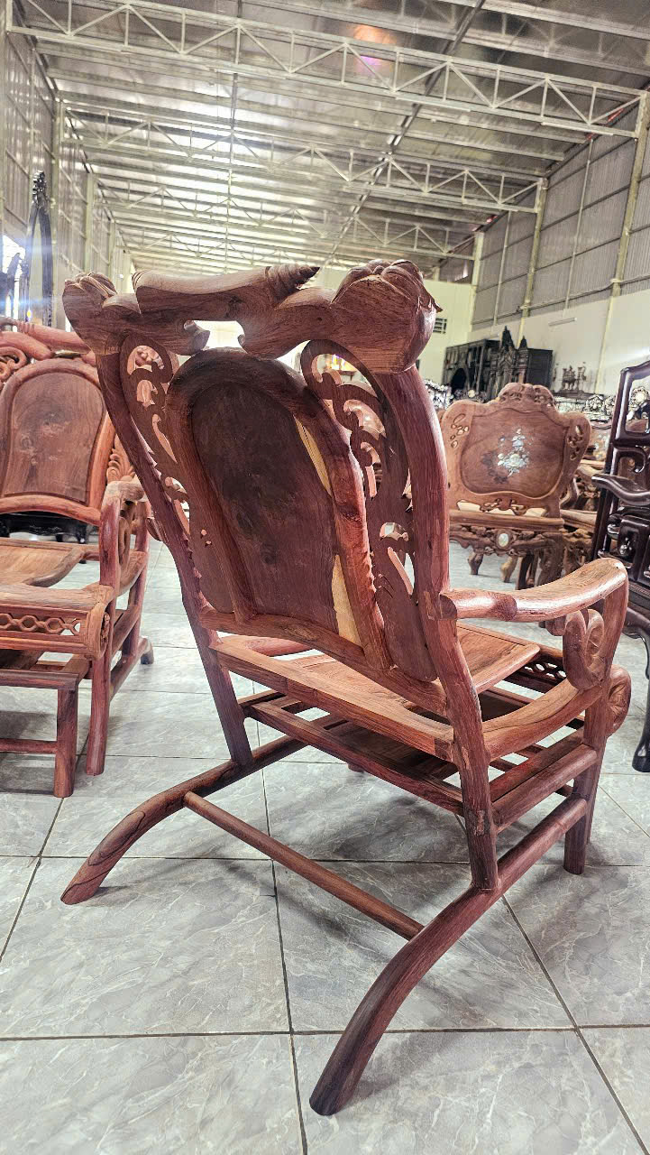 Bộ 3 món, ghế thư giãn, gỗ cẩm lai