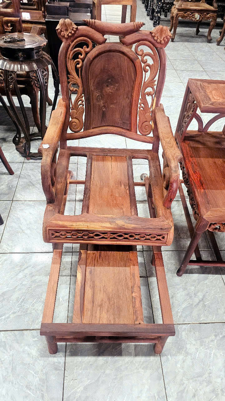Bộ 3 món, ghế thư giãn, gỗ cẩm lai