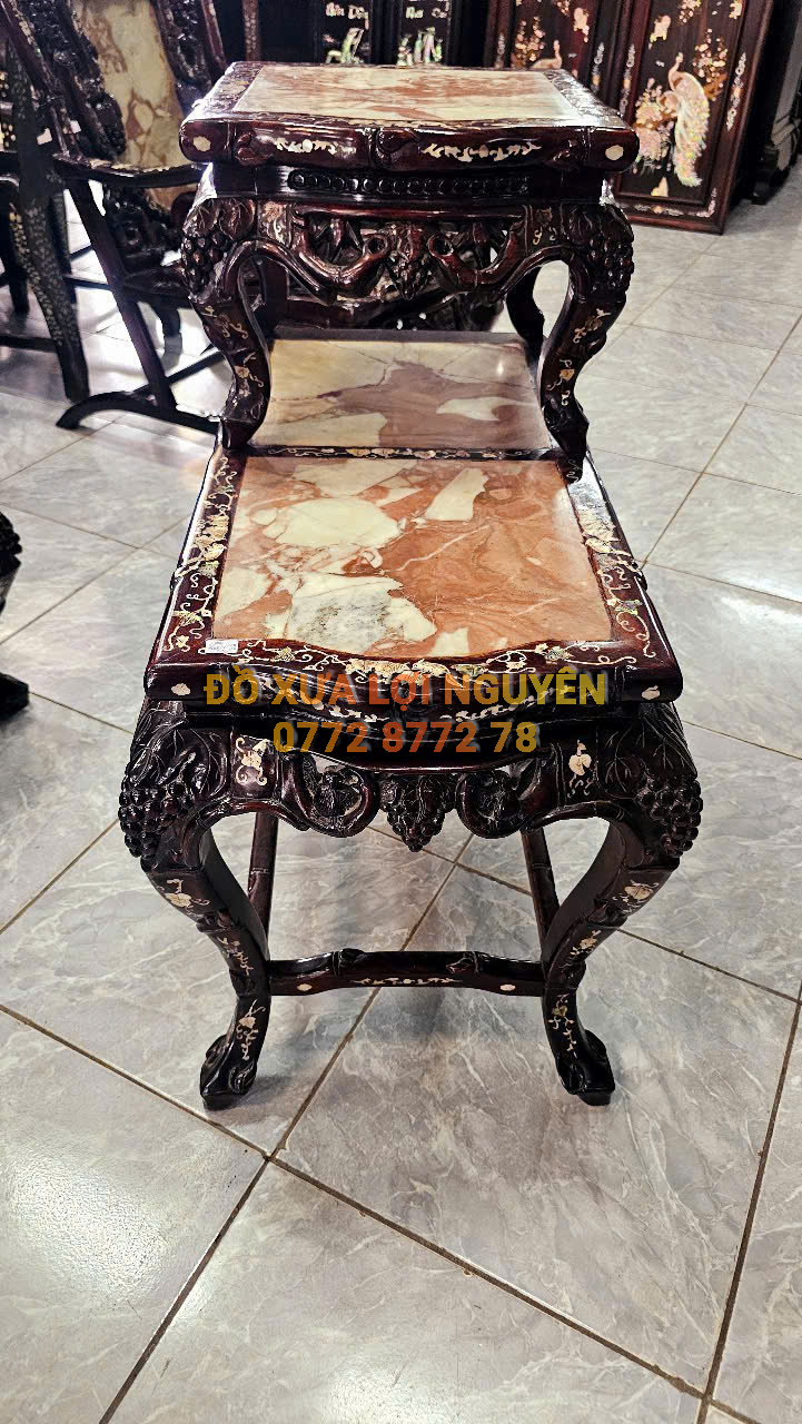 Bộ 3 món ghế thư giãn, Gỗ gõ mật chuẩn xưa