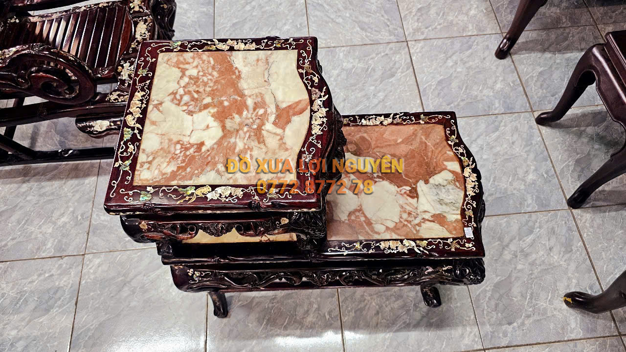 Bộ 3 món ghế thư giãn, Gỗ gõ mật chuẩn xưa