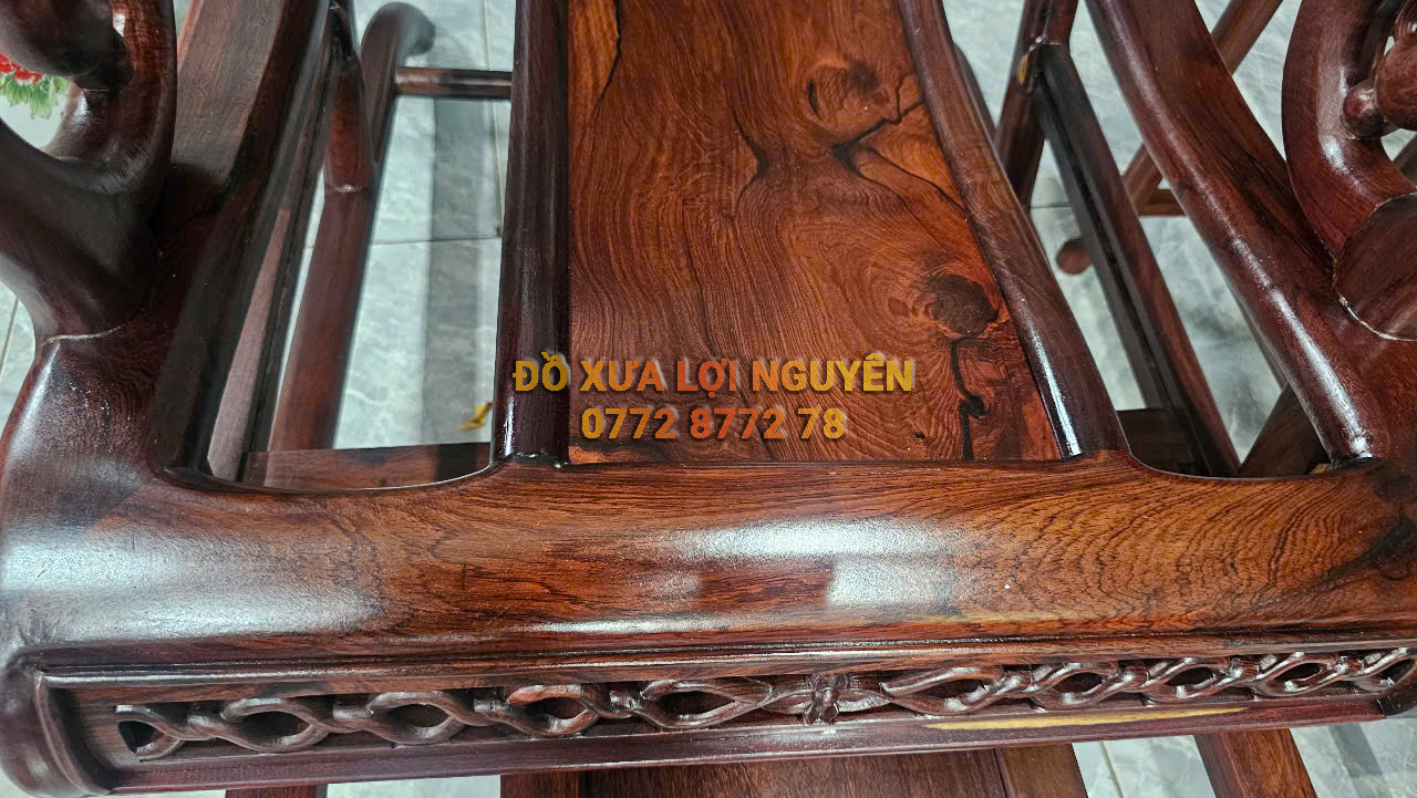 Bộ 3 món ghế thư giãn, gỗ cẩm lai