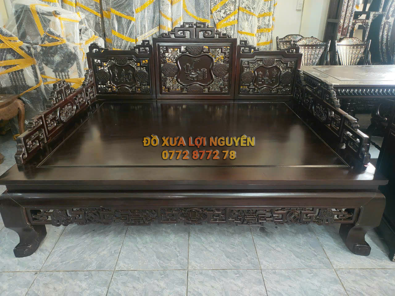 Sạp tam thành, tích cổ đồ trạm đục đẹp