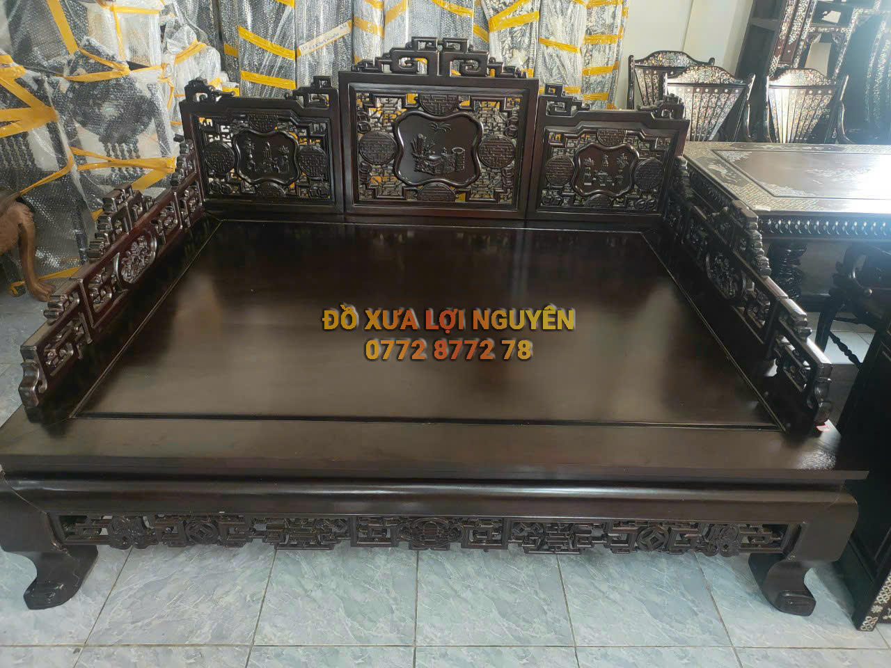 Sạp tam thành, tích cổ đồ trạm đục đẹp