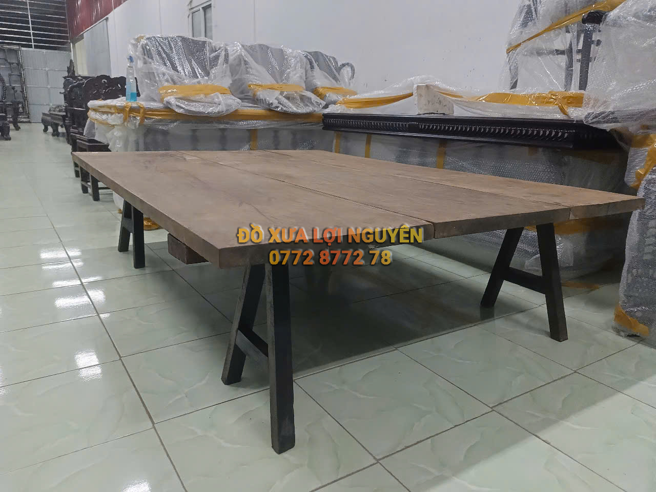 Ván ngựa 3 lá nam bộ xưa, gỗ gõ mật