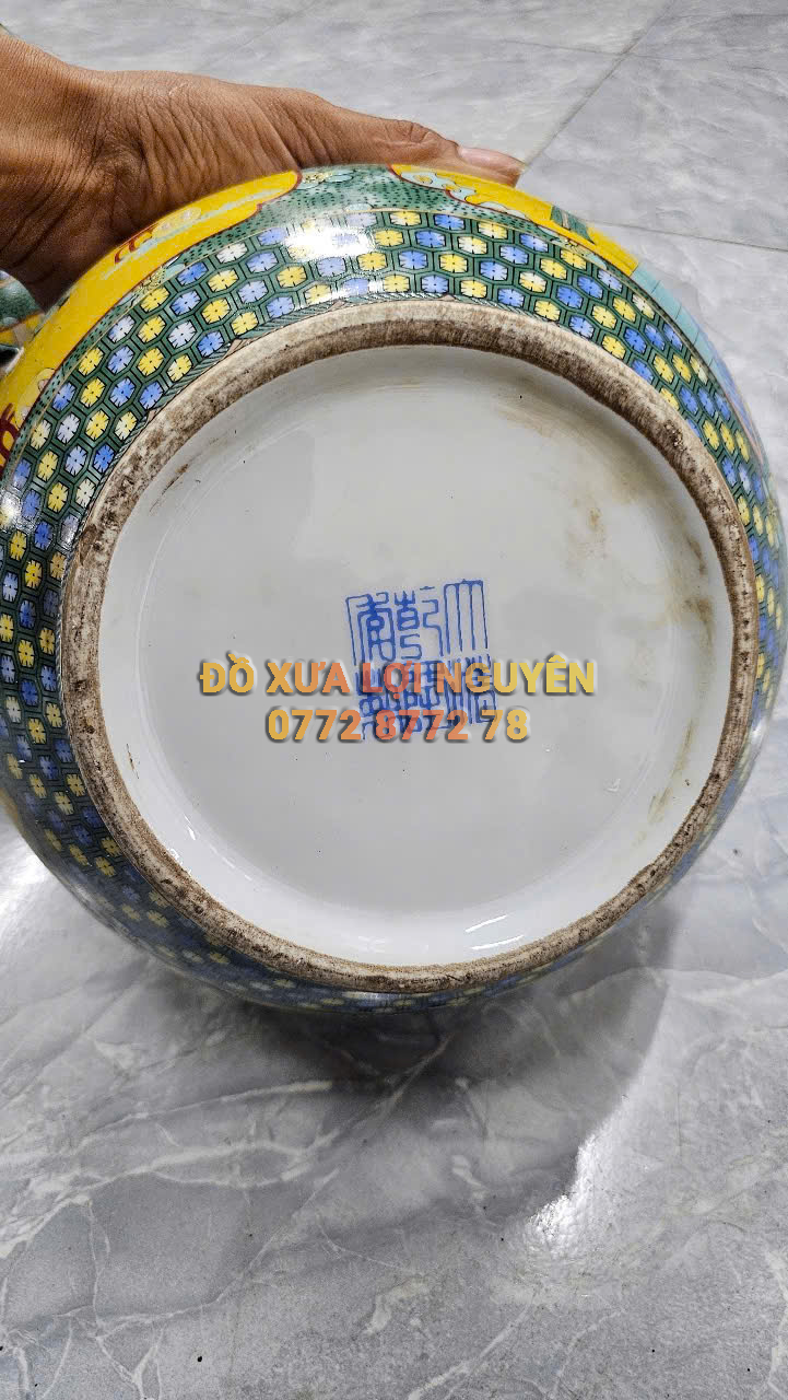 Cặp thố tích người, gốm tàu