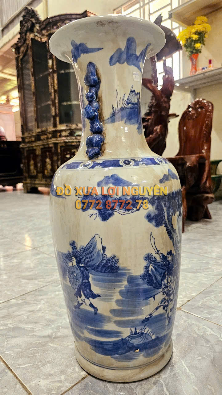 Cặp bình tích người, gốm tàu