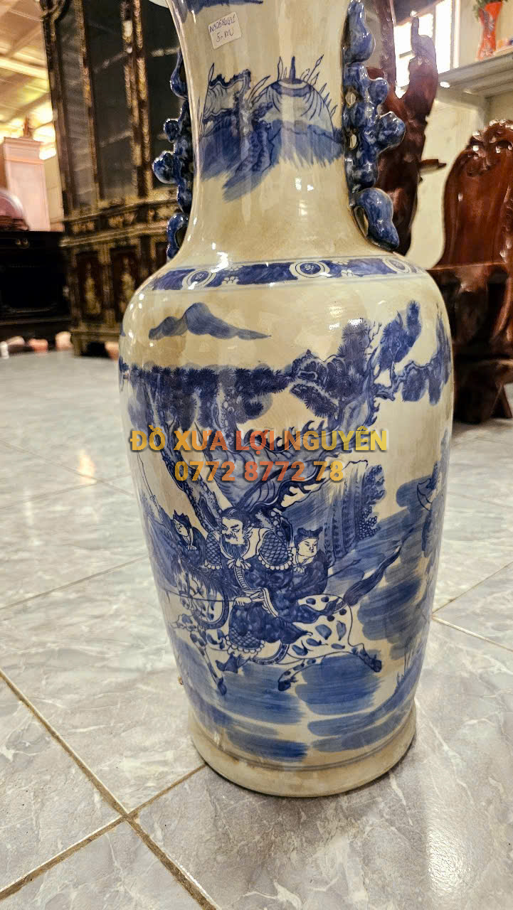 Cặp bình tích người, gốm tàu