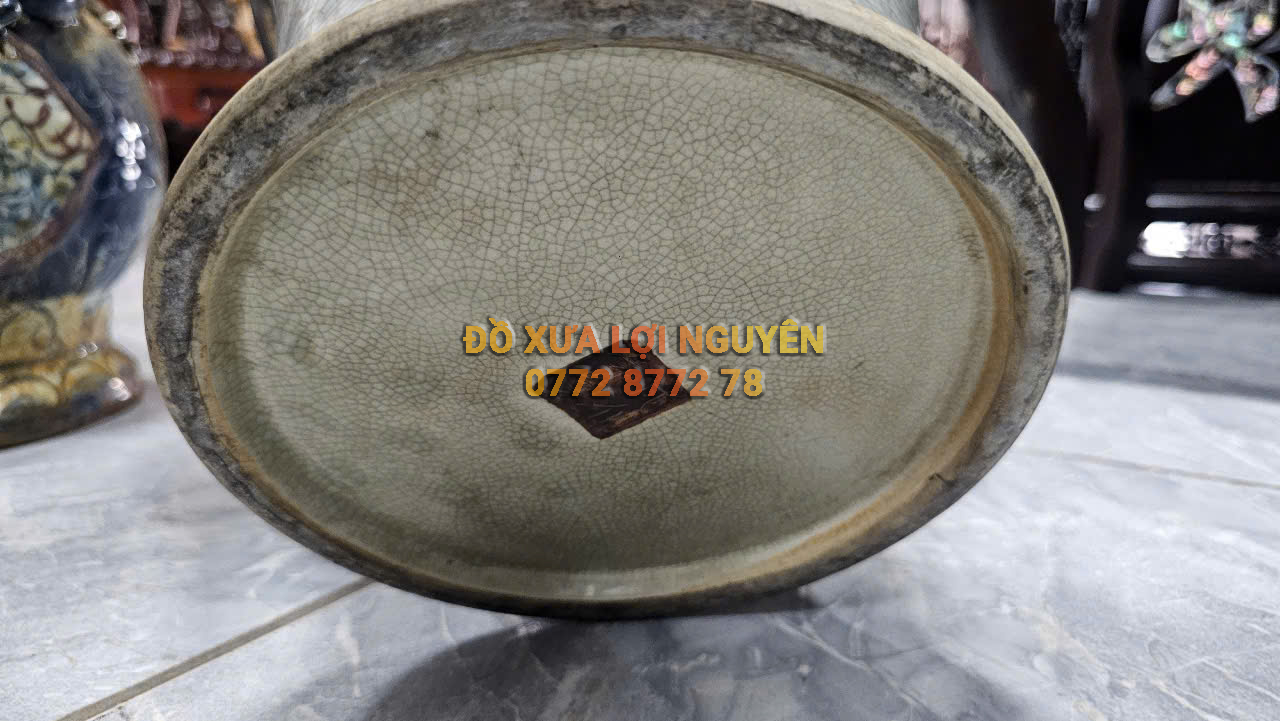 Cặp bình rồng, Gốm thành hoá