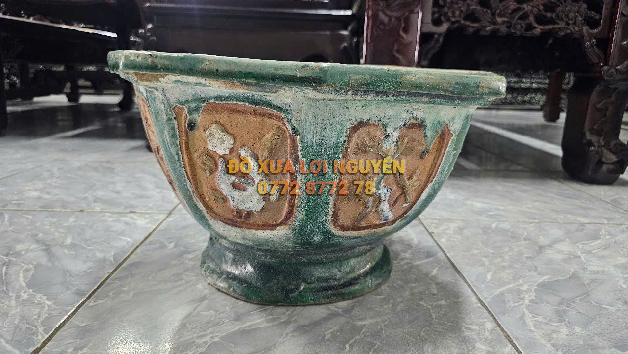 Chậu cổ gốm cây mai - 3