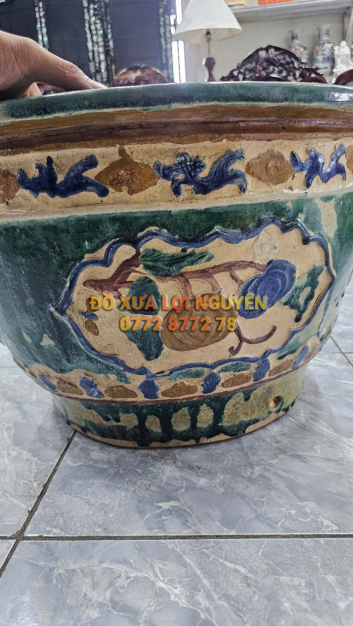 Chậu cổ gốm cây mai - 4