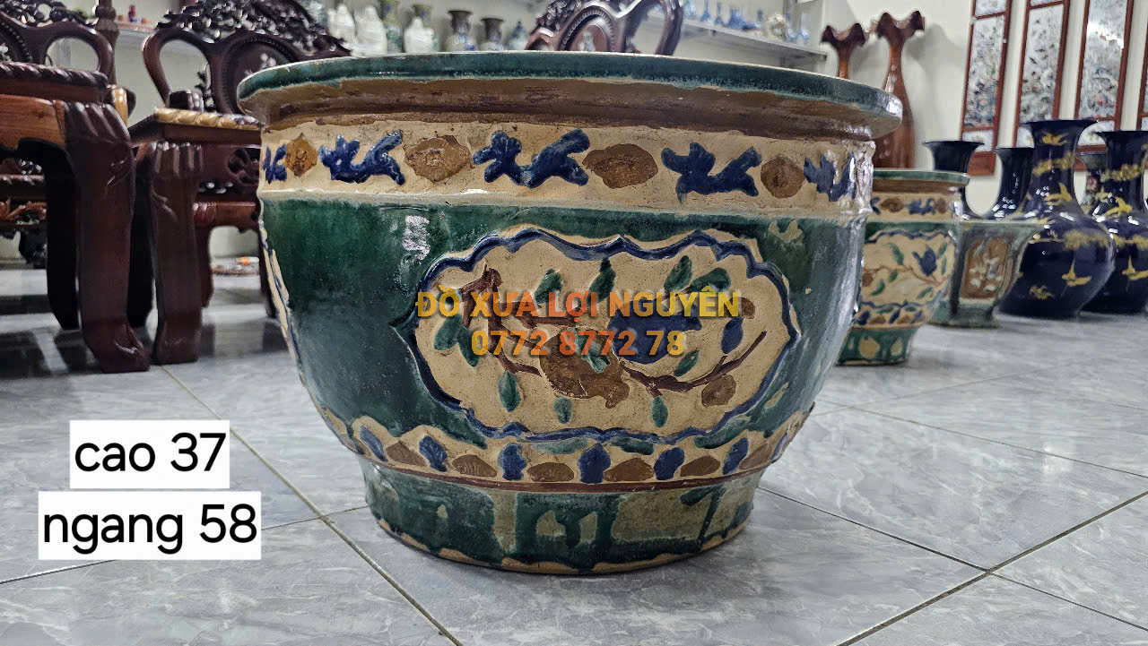 Chậu cổ gốm cây mai - 4