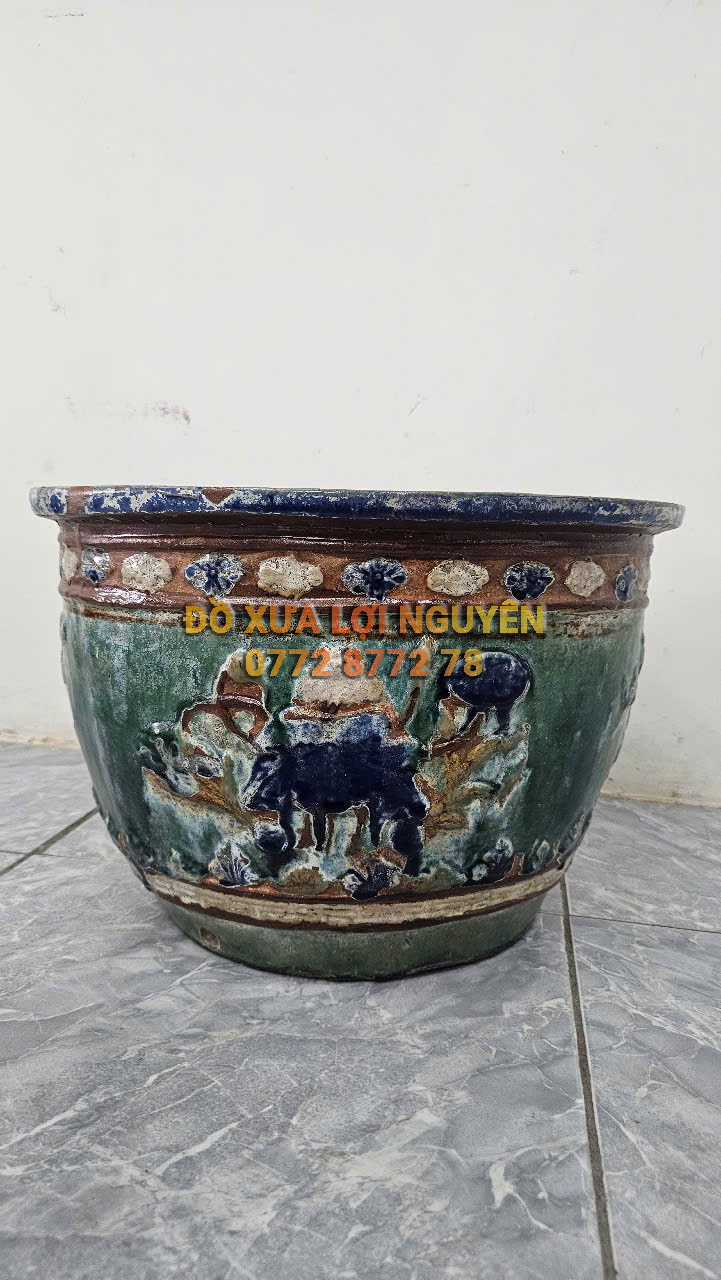 Chậu cổ gốm cây mai - 7