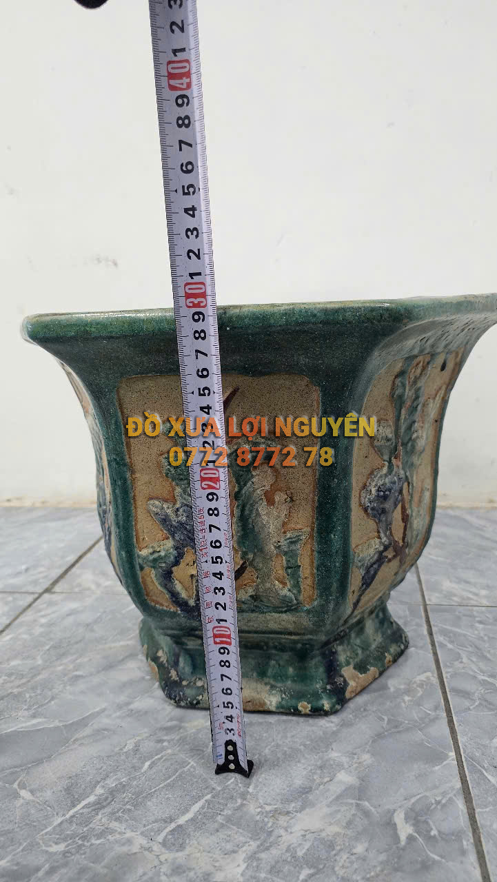 Chậu cổ gốm cây mai - 8
