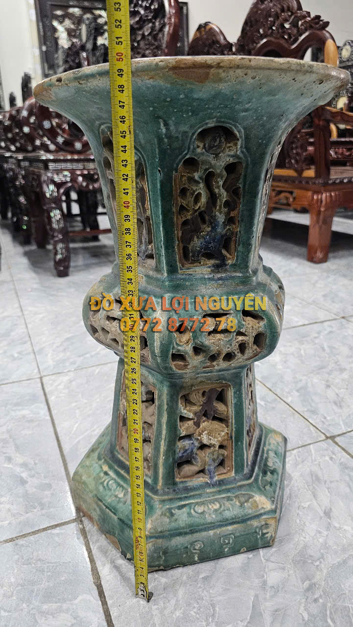 Đôn gốm cây mai - 2