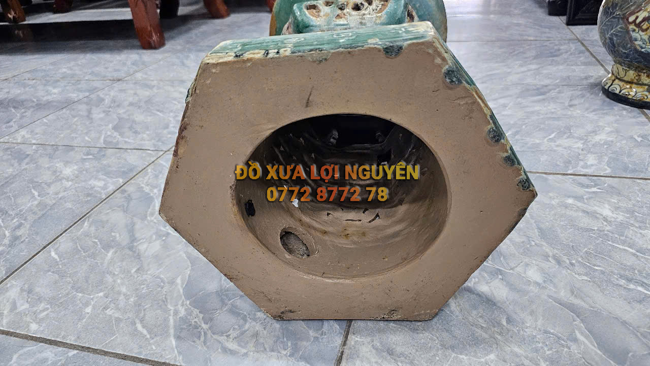 Đôn gốm cây mai - 2