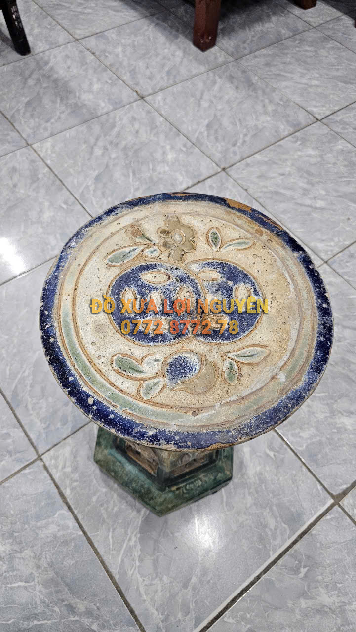 Đôn gốm cây mai - 2