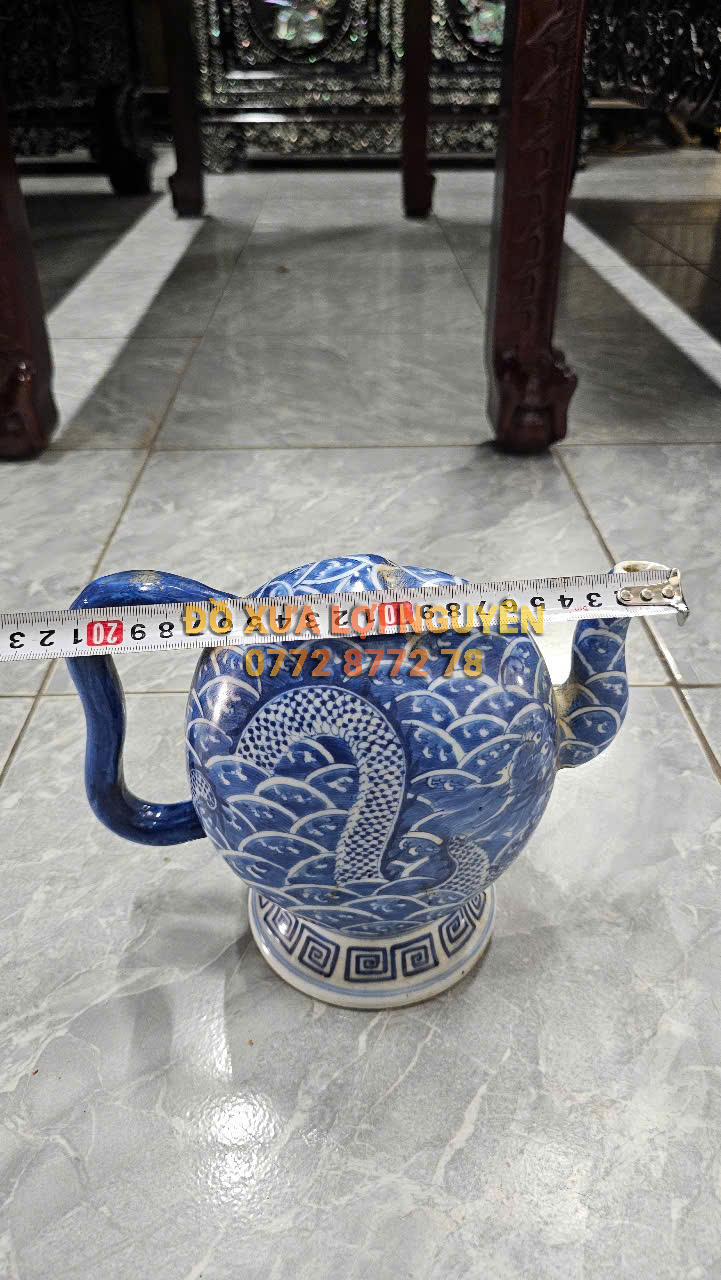 Ấm rồng quả đào, gốm tàu