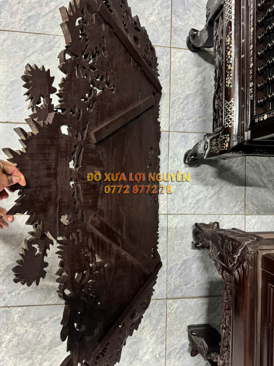 Hoành phi gỗ dỗi, sơn son thiếp vàng chuẩn xưa