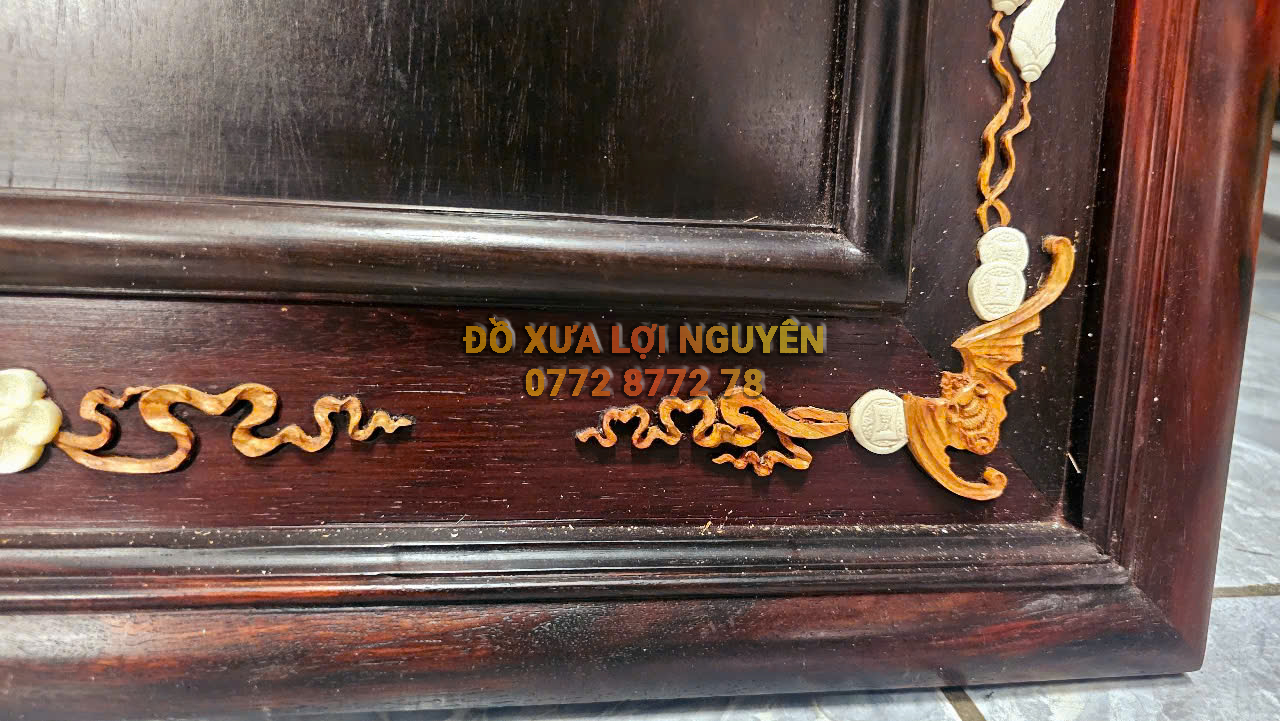 Tranh chữ PHÚC, gỗ trắc ta