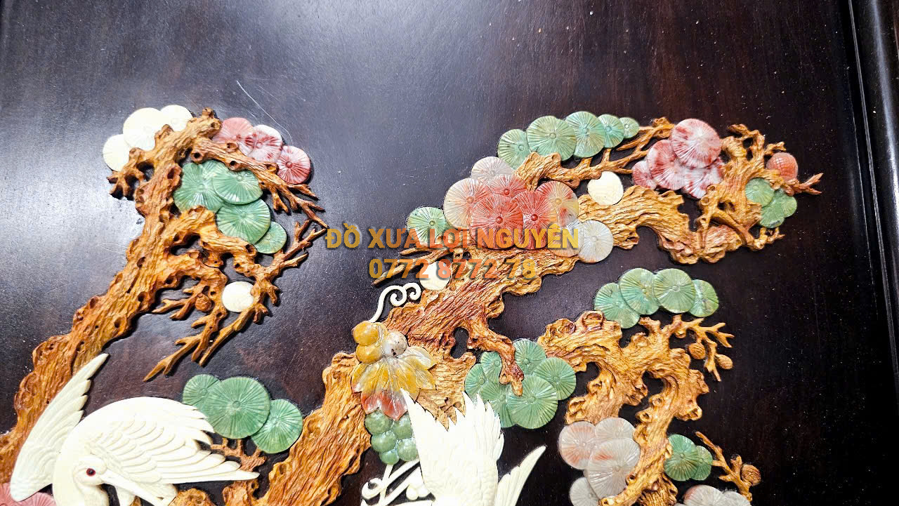 Tranh chữ PHÚC, gỗ trắc ta