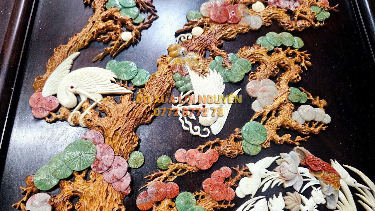 Tranh chữ PHÚC, gỗ trắc ta