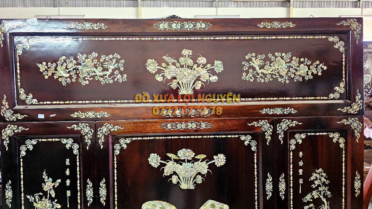 Tranh thờ chữ PHÚC, gỗ gõ mật