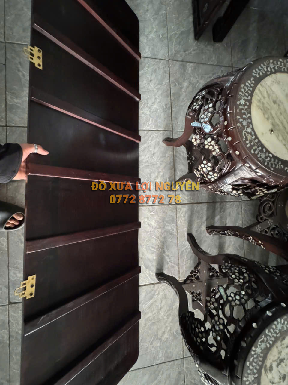 Tranh bách phúc, gỗ trắc ta xưa