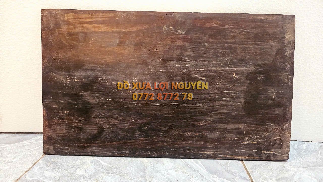 Tranh xưa, gỗ trắc ta