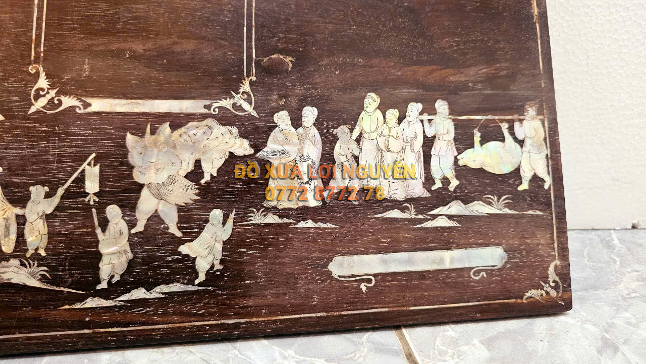 Tranh xưa, gỗ trắc ta