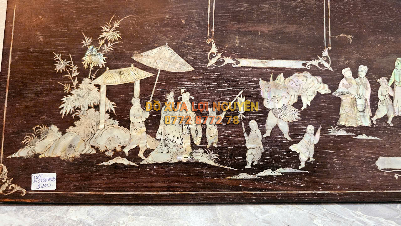 Tranh xưa, gỗ trắc ta