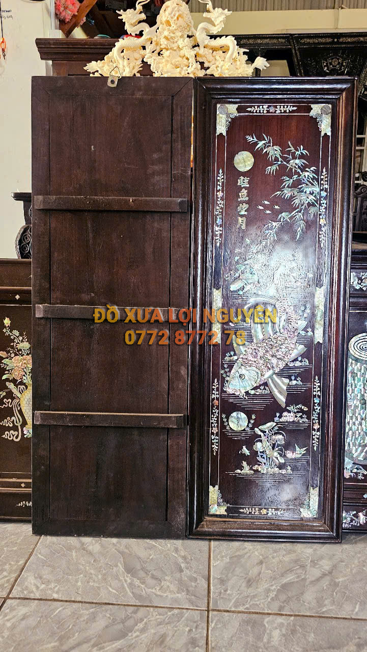 Tranh lý ngư vọng nguyệt, Gỗ gõ mật