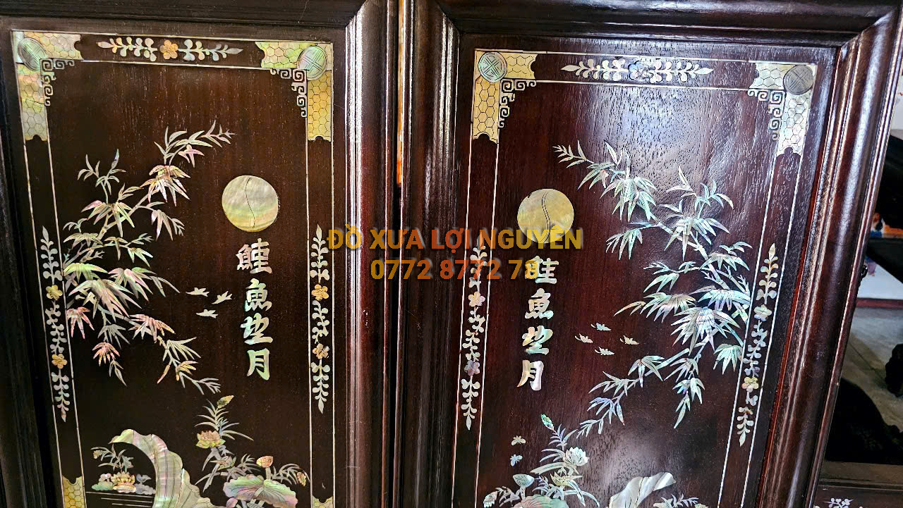 Tranh lý ngư vọng nguyệt, Gỗ gõ mật