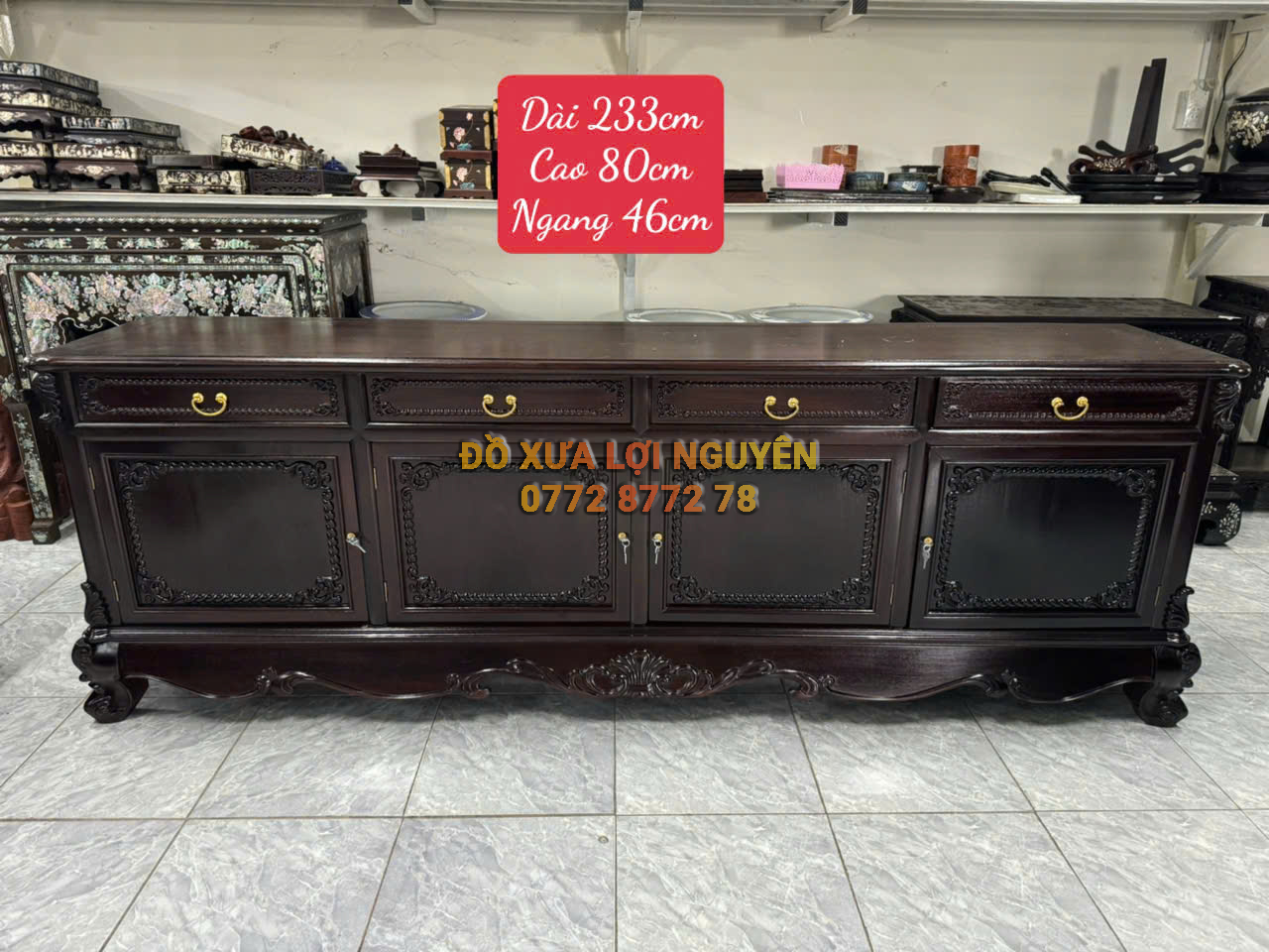 Kệ Tivi. Gỗ gõ mật