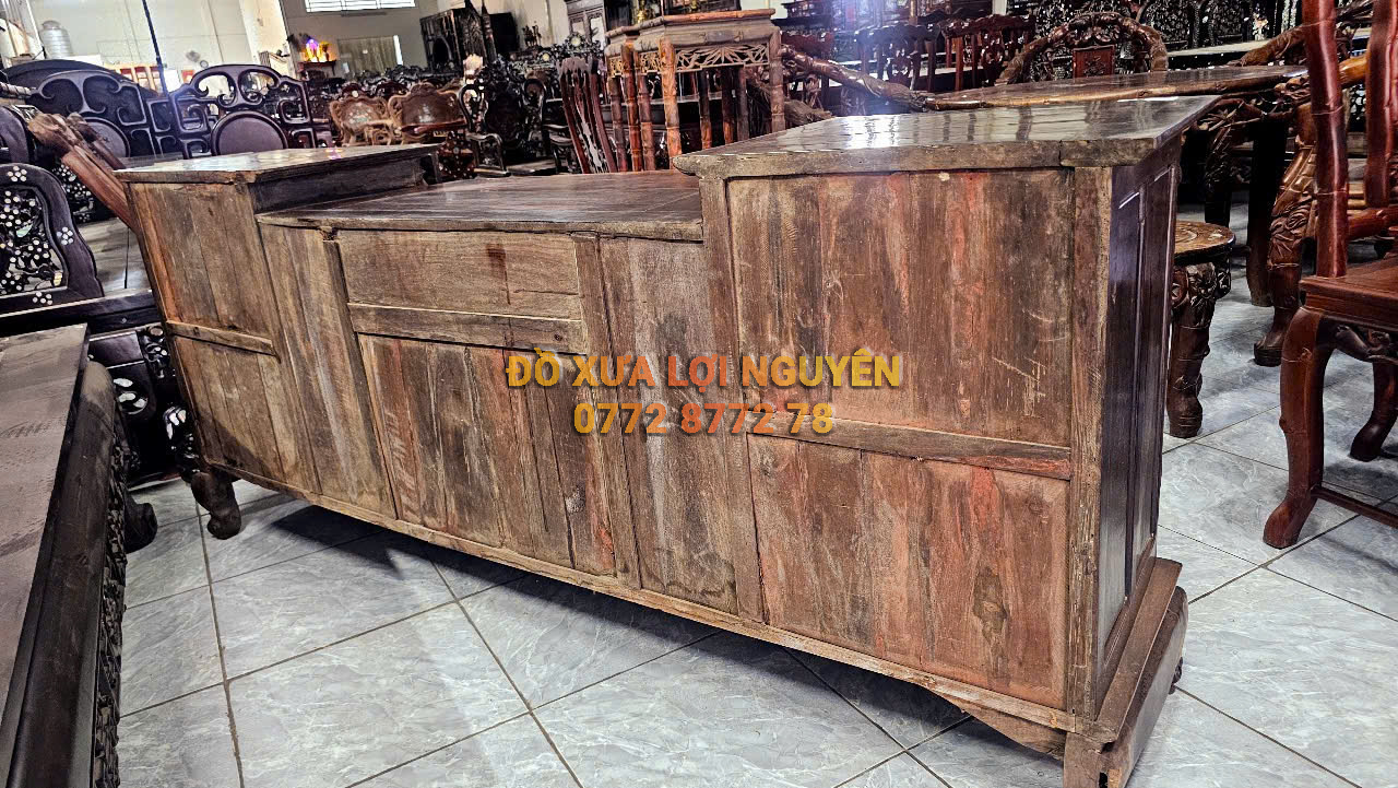 Tủ tivi, Gỗ trắc ta xưa