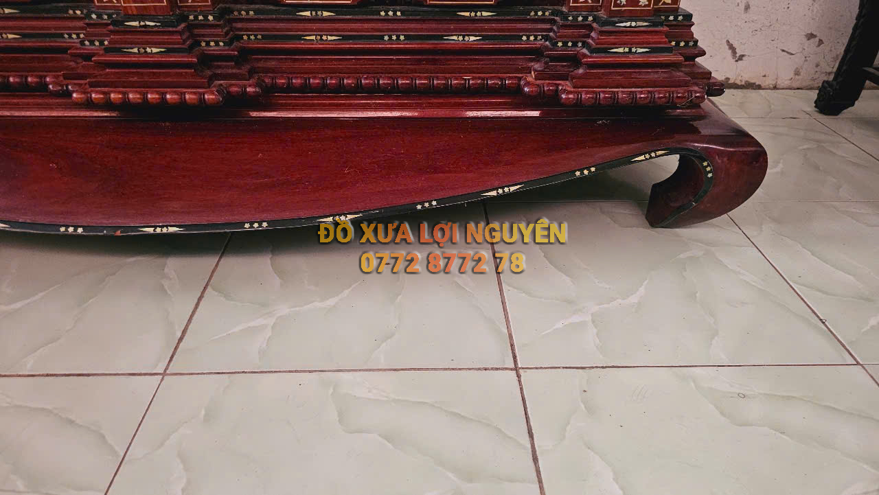 Tủ thờ gỗ gõ đỏ và căm xe, giá hữu nghị